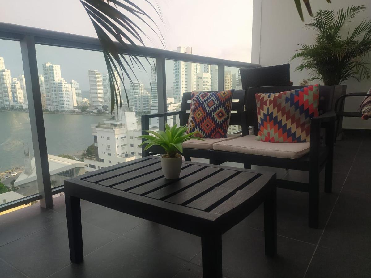 Lujoso Apartamento En Bocagrande Cartagena Buitenkant foto